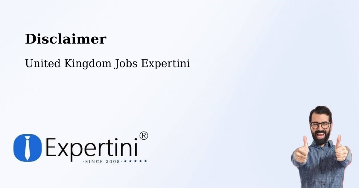 Disclaimer – Rhondda - United Kingdom Jobs Expertini